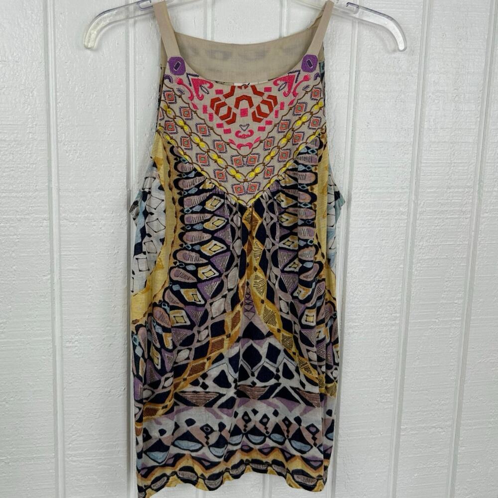 Anthropologie One September Boho Embroidered Tank Top Women XS - Picture 8 of 8